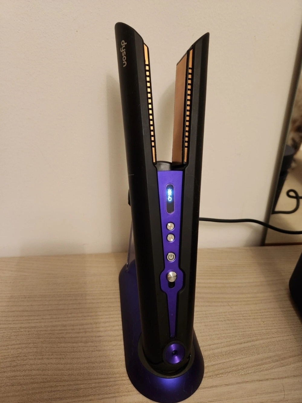 Dyson Purple and Black Hair Straightener
